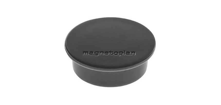 Plots magnétiques aimants Ø 40 mm Discofix Color Magnetoplan - Lot de 10
