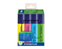 Subrayadores fluorescentes Texliner reciclado - Pack de 4