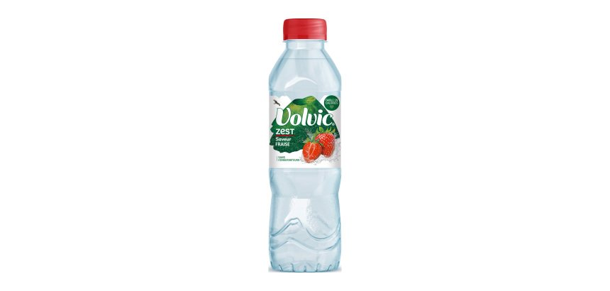 Eau Volvic Zest fraise 50 cl - 24 bouteilles