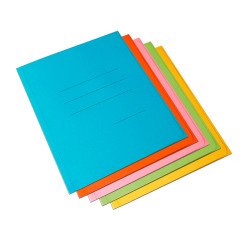 Cartelline a tre lembi Zaffiro in cartoncino 200 grammi colori tenui assortiti confezione da 50 pezzi