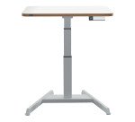 Scrivania compatta elettrica Leitz Sit-Stand colore bianco