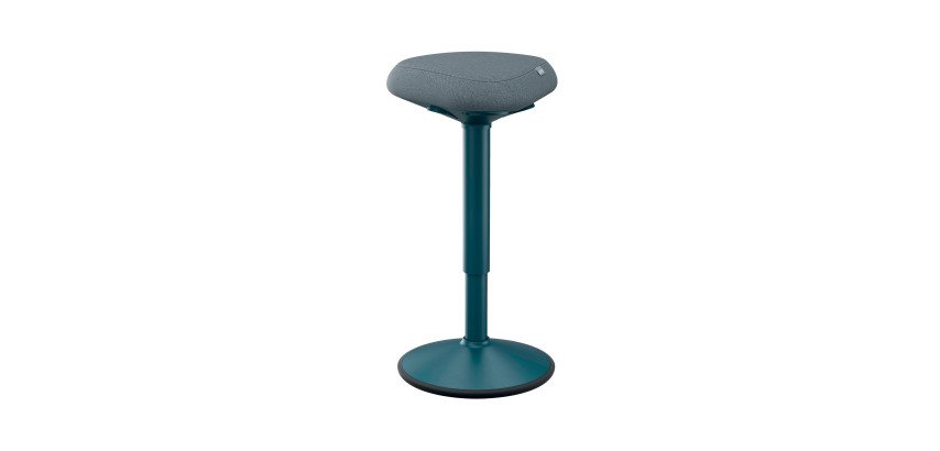 Sgabello Active da Seduta Leitz Ergo cuscino grigio scuro