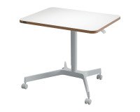 Scrivania compatta pneumatica Leitz Sit-Stand colore bianco