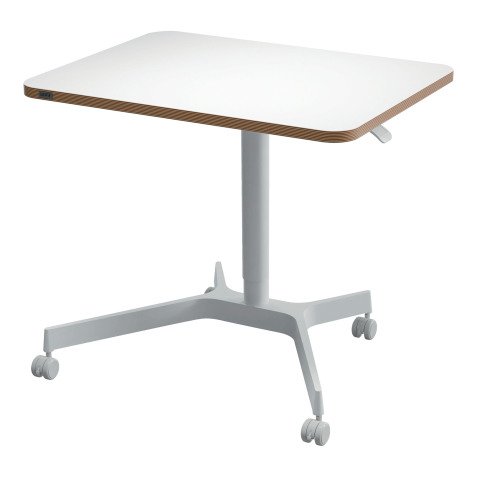 Scrivania compatta pneumatica Leitz Sit-Stand colore bianco