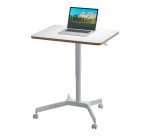 Scrivania compatta pneumatica Leitz Sit-Stand colore bianco
