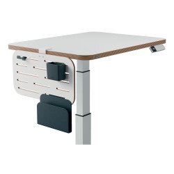 Pannello Forato bianco Leitz Ergo Piccolo 42 x 25 cm con Accessori - Portapenne, Gancio e Portariviste