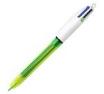BIC Ballpoint Pen 4 Colours Fluo Assorted