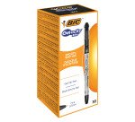 BIC Gelocity Stic Rollerball Pen 0.5 mm Black Pack of 30