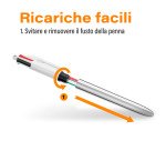 Penna a sfera BIC 1 mm assortiti