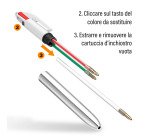 Penna a sfera BIC 1 mm assortiti
