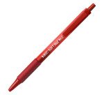 BIC Soft Feel Retractable Ballpoint Pen Grip Medium 0.4 mm Black Pack of 12