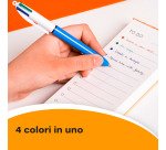 Penna a sfera a scatto BIC 4 Colori Original, 1mm