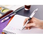 Penna a sfera a scatto BIC 4 Colori Multifunzione 3+1 portamine HB 0,7mm, nero blu rosso,1mm