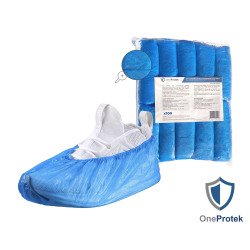 Surchaussures en PE - bleu- Sachet de 100