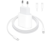 Pack Apple: Schnellladegerät + 2 m USB-C-Kabel - für iPhone 15 oder neuer