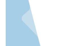 Chemise coin plastique Oxford Fard'Liss A4 PVC 20/100e translucide bleu - Paquet de 10 pochettes