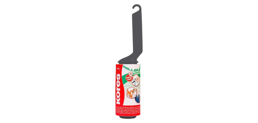 Rouleau adhésif anti-peluches - 80 feuilles