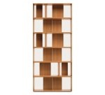 Lot de 9 étagères Litto modulables en placage de bois 202 x 114 cm