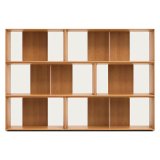 Lot de 6 étagères Litto modulables en placage 168 x 114 cm