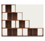 Stapelregal-Set von 6 Litto-Regalen, variabel, 168 x 114 cm