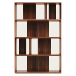 Lot de 6 étagères Litto modulables en placage de bois 101 x 152 cm