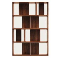 Lot of 6 Litto modular shelves in veneer 101 x 152 cm
