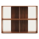 Lot de 2 étagères Litto modulables en placage de bois 101 x 76 cm