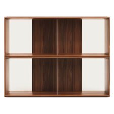 Lot de 2 étagères Litto modulables en placage de bois 101 x 76 cm