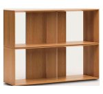 Lot de 2 étagères Litto modulables en placage de bois 101 x 76 cm