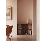 Lot de 2 étagères Litto modulables en placage de bois 101 x 76 cm