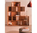 Lot de 6 étagères Litto modulables en placage de bois 101 x 152 cm