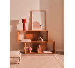 Lot de 2 étagères Litto modulables en placage de bois 101 x 76 cm