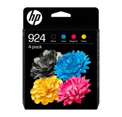 Pack 4 cartridges HP 924 kleuren voor inkjetprinter