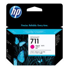 HP 711 Pack 3 cartouches couleurs séparées pour imprimante jet d'encre