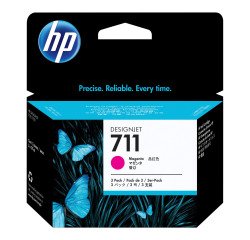 HP 711 Pack 3 cartouches couleurs séparées pour imprimante jet d'encre