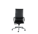 Sedia Direzionale STAR ITALIA Aurea Mood con schienale alto e struttura in acciaio cromato