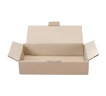 Boîte postale kraft brun simple cannelure H 5.4 x L 24 x P 18 cm