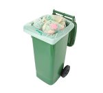 Sac poubelle pour déchets compostables "Biomat", vert - Lot de 10
