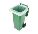 Sac poubelle pour déchets compostables "Biomat", vert - Lot de 10