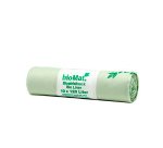 Sac poubelle pour déchets compostables "Biomat", vert - Lot de 10