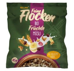 Muesli aux fruits bio, en sachet portion de 45 g