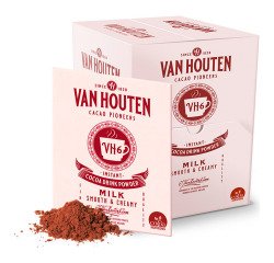 Chocolat Van Houten en sachet dosette - Boîte de 100