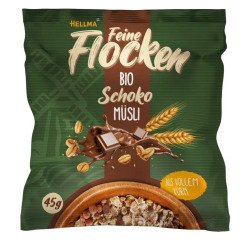 Muesli au chocolat bio, en sachet portion de 25 g