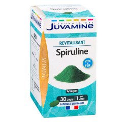 Complément alimentaire Juvamine Spiruline - Boîte de 30 comprimés