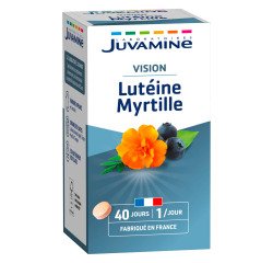 Complément alimentaire Juvamine Luteine Myrtille - Boîte de 40 comprimés