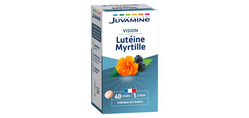 Juvamine Luteine Myrtille 40 Comprimes Sante Des Yeux