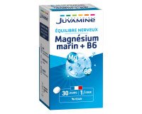 Complément alimentaire Juvamine Magnésium marin Vitamine B6 - Boîte de 30 comprimés