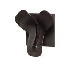 Patère trio magnétique Unilux noir