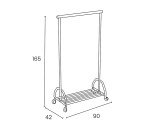 Vestiaire Groom roulettes pivotantes grande capacité de charge