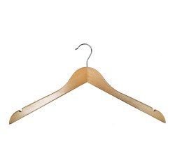 Lot 25 cintres en bois Unilux vesta